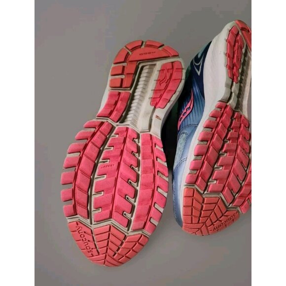 Saucony Womens Tornado 2 Running Sneaker Shoes Size 10 Blue Pink S15439-3 - Picture 15 of 16
